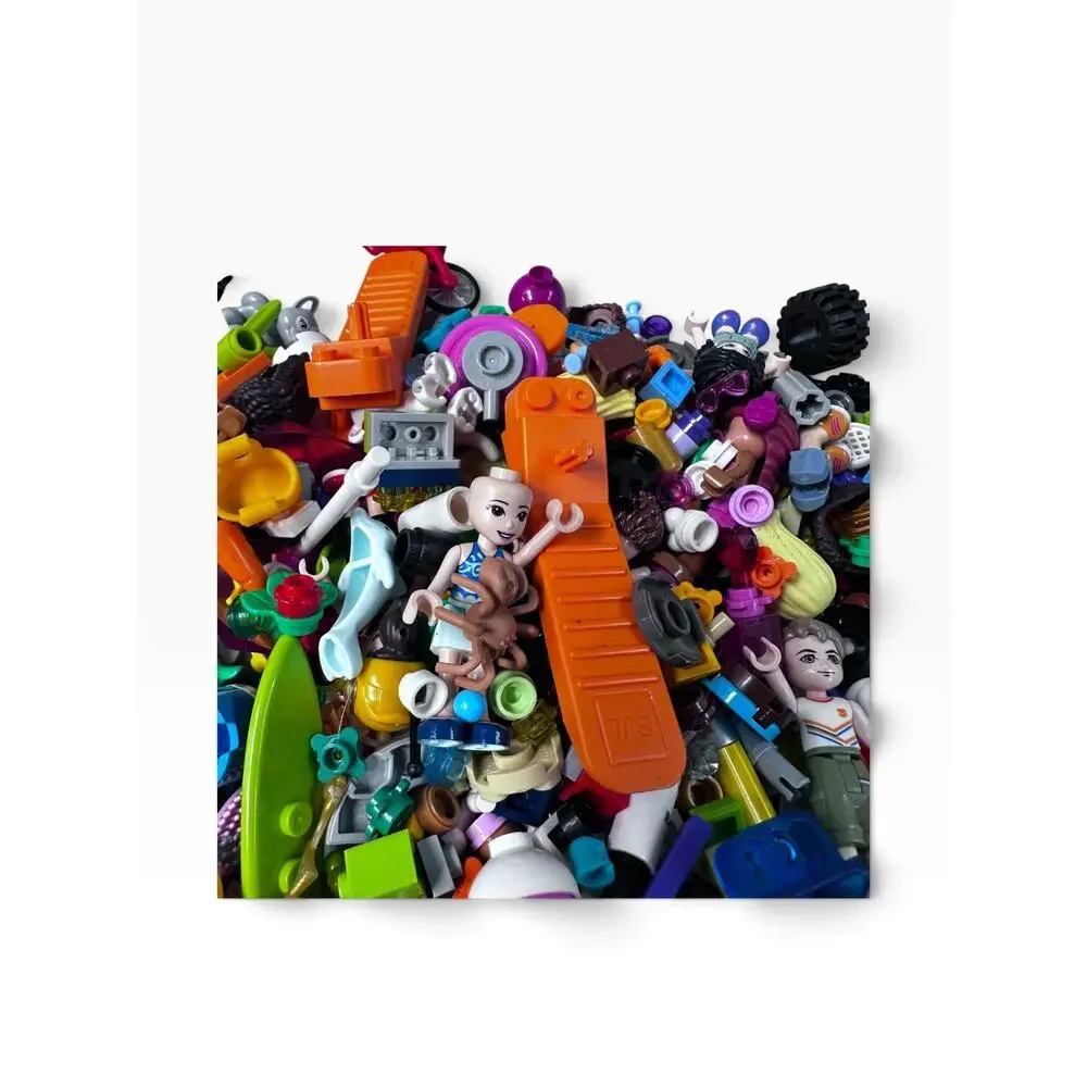 10+ Ounce Lot With Manyh Lego Friends Minifigs Whole and Parts + Many Smalls